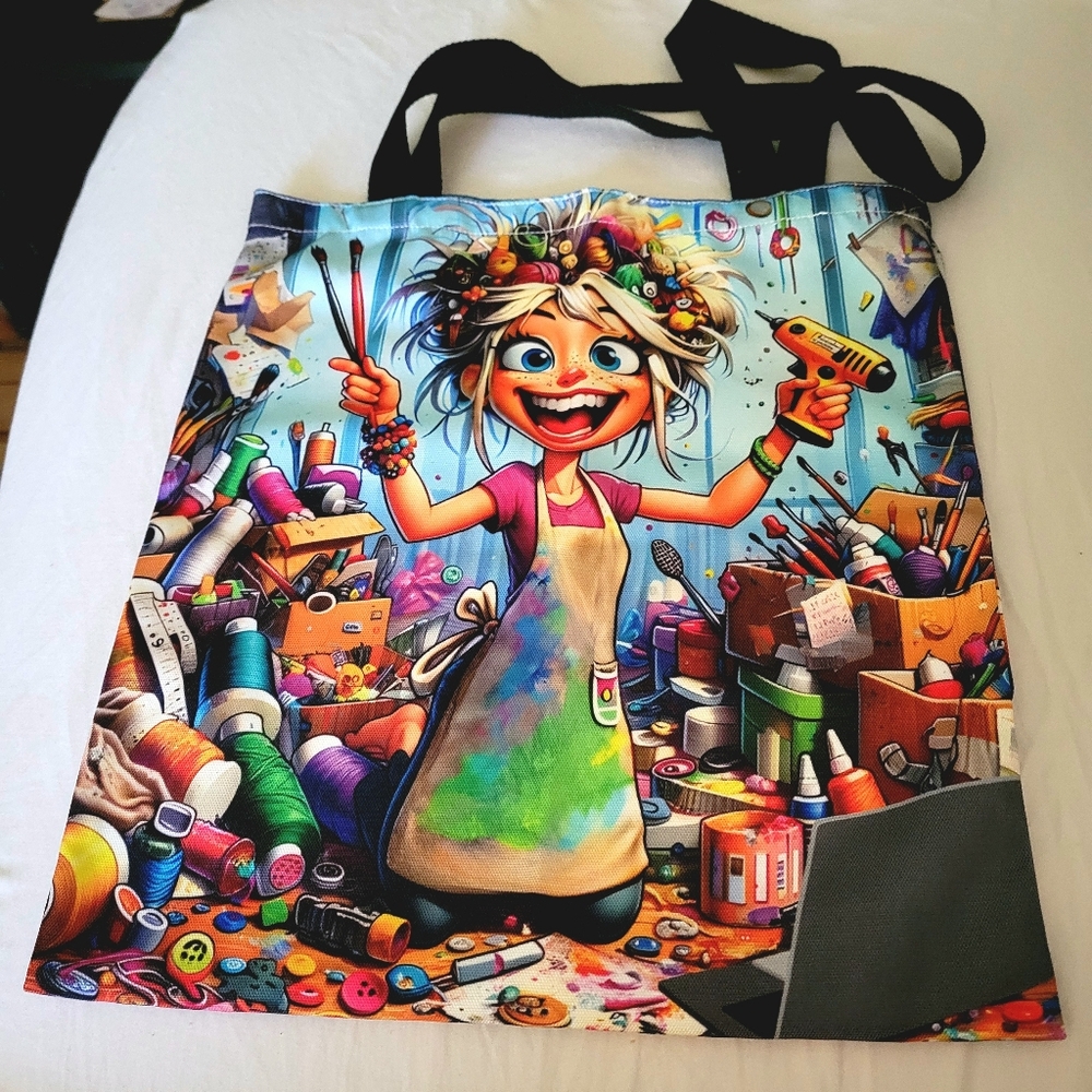Colorful Artistic Tote Bag